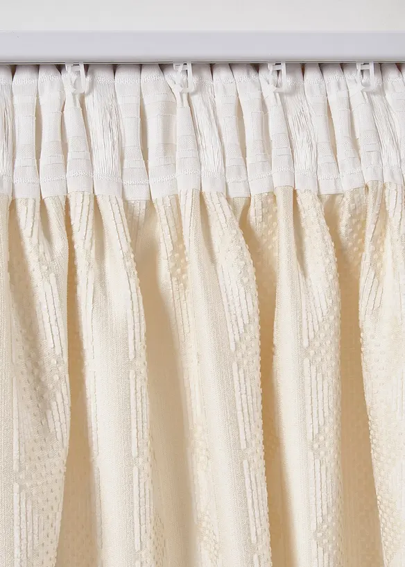 Ondoorzichtig gordijn van zacht chenille (1 stuk), bonprix