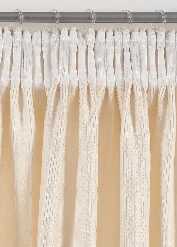 Ondoorzichtig gordijn van zacht chenille (1 stuk), bonprix