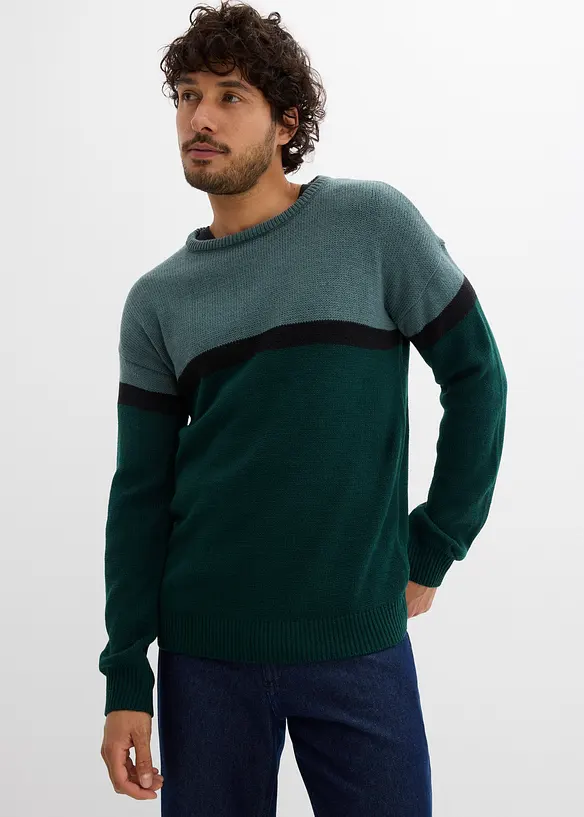 Trui met ronde hals, bonprix