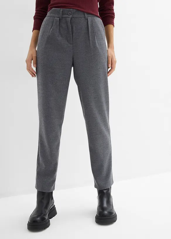 Broek in barrelvorm van zachte viscose-mix, bonprix