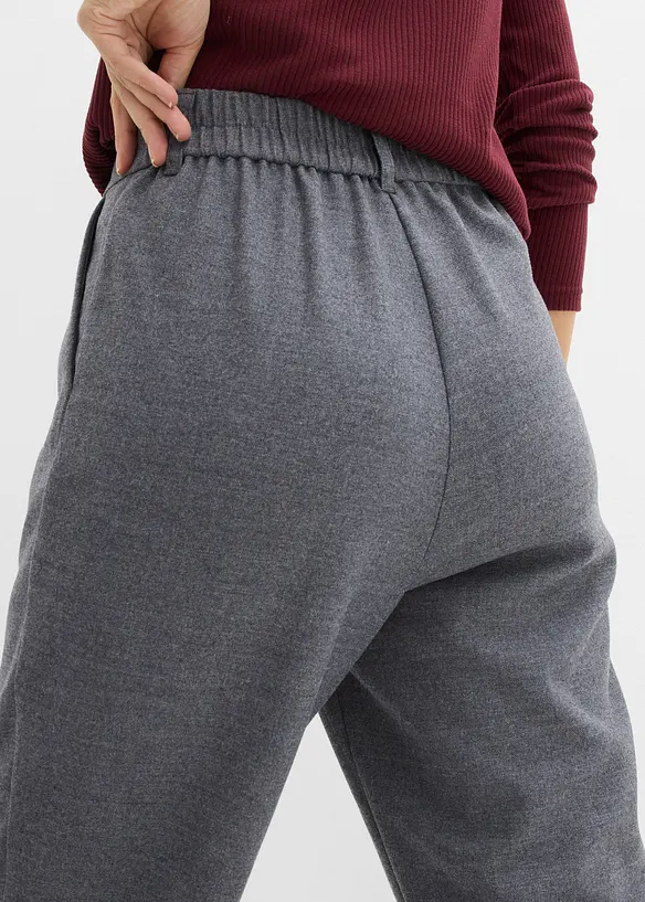 Broek in barrelvorm van zachte viscose-mix, bonprix