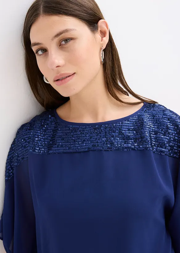 Tuniek met pailletten, bonprix