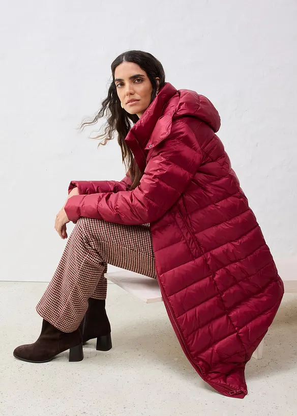 Lange donsjas met gerecycled dons, bonprix