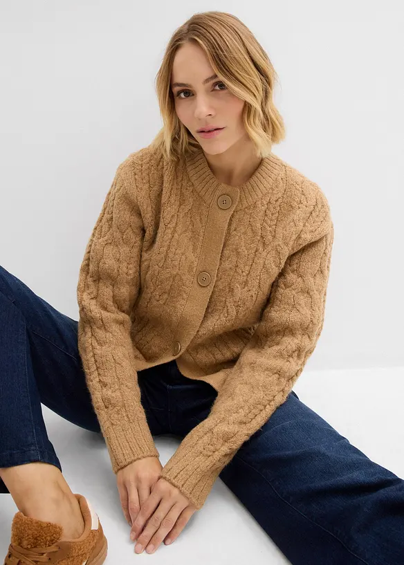 Grof gebreid vest, bonprix