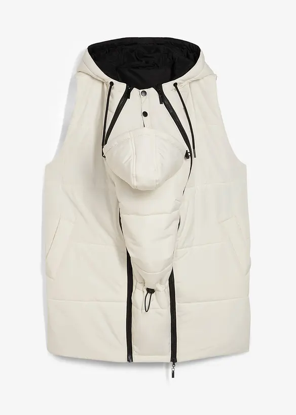 4-in-1 zwangerschaps bodywarmer met draaginzetstuk, bonprix