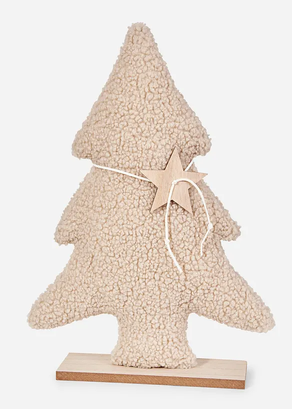 Decoratieve dennenboom met teddy plaid, bonprix