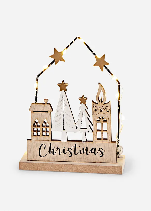 LED-decoratie in de vorm van een huis, bonprix