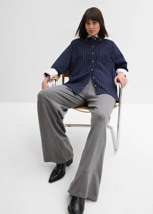 Broek van een zachte kasjmiermix, bonprix