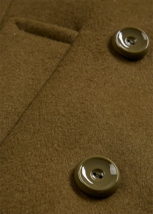 Peacoat in een wolmix, bonprix