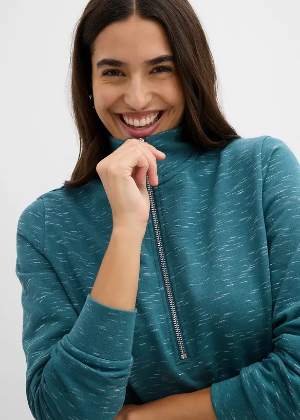 Sweatjurk met schipperskraag, bonprix