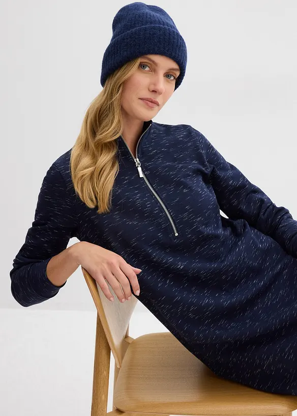 Sweatjurk met schipperskraag, bonprix