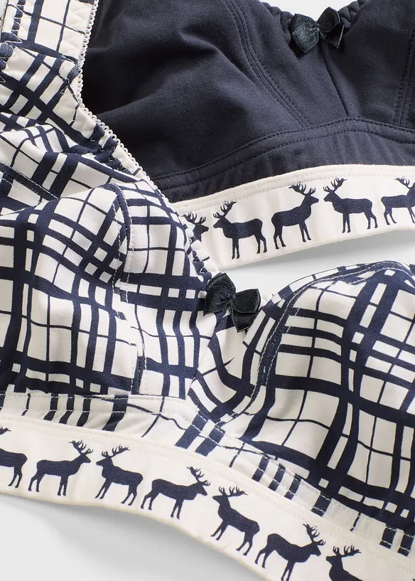 Bh zonder beugels met katoen (set van 2), bonprix