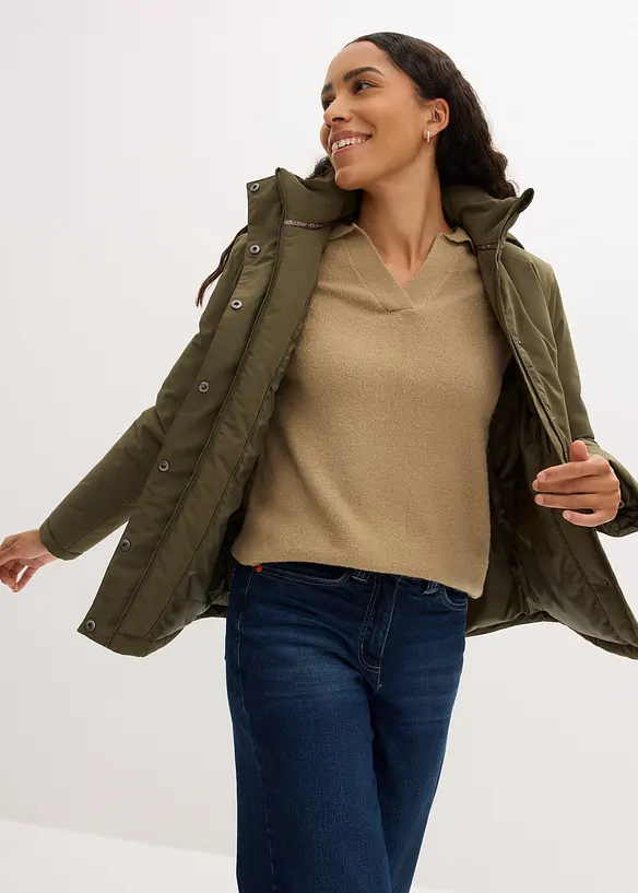 Winterjas met opgestikte zakken, bonprix