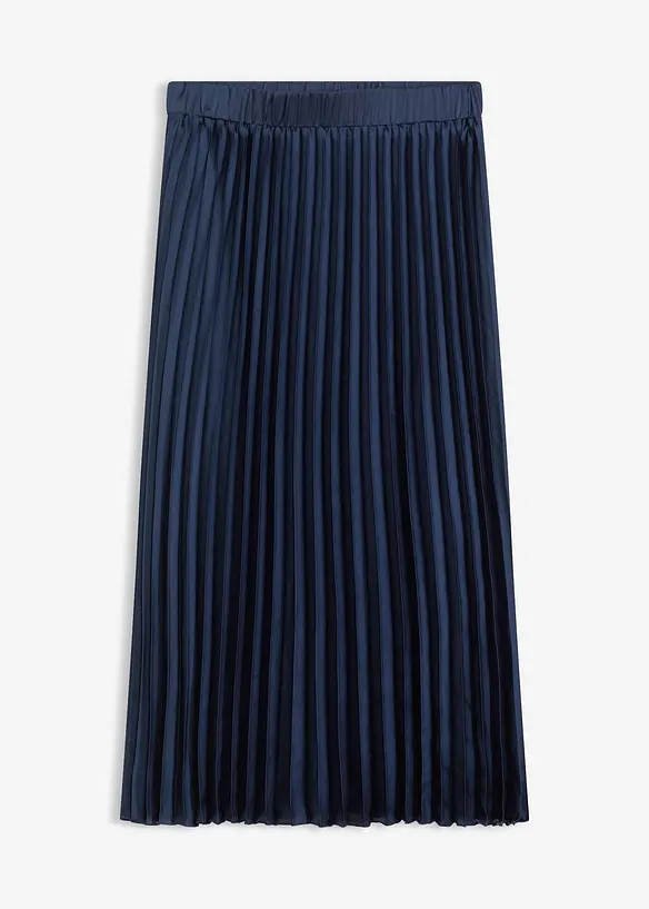 Plissé rok van fijn satijn, bonprix