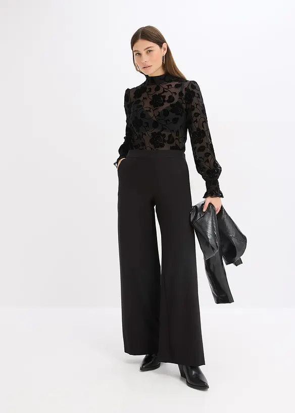 Licht transparante longsleeve, bonprix