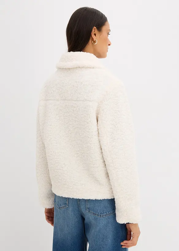 Imitatie bontjas van teddy fleece, bonprix