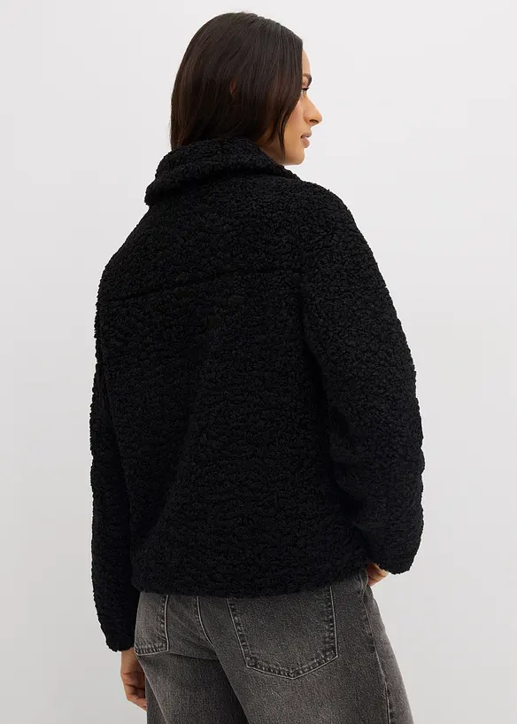 Imitatie bontjas van teddy fleece, bonprix