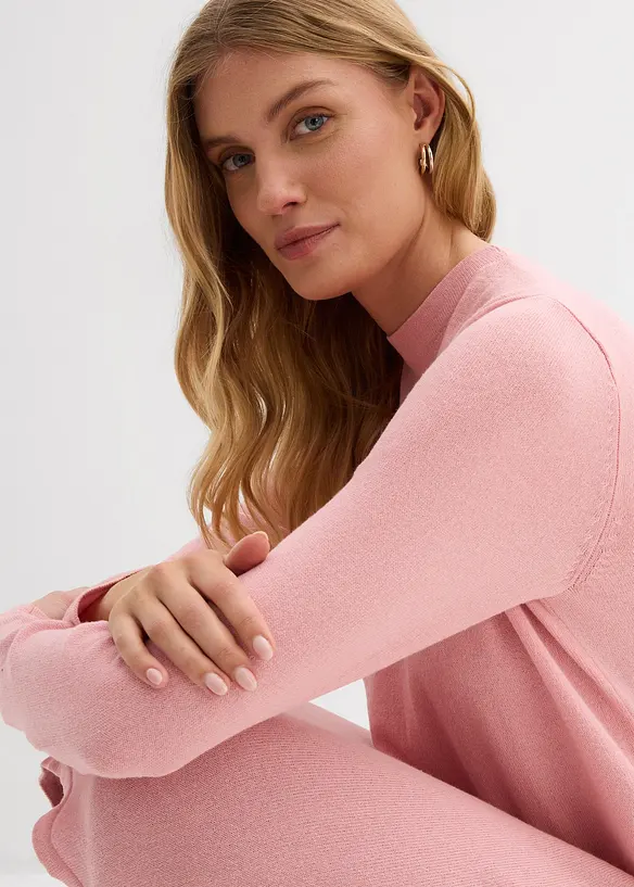 Gebreide jurk in A-lijn, bonprix