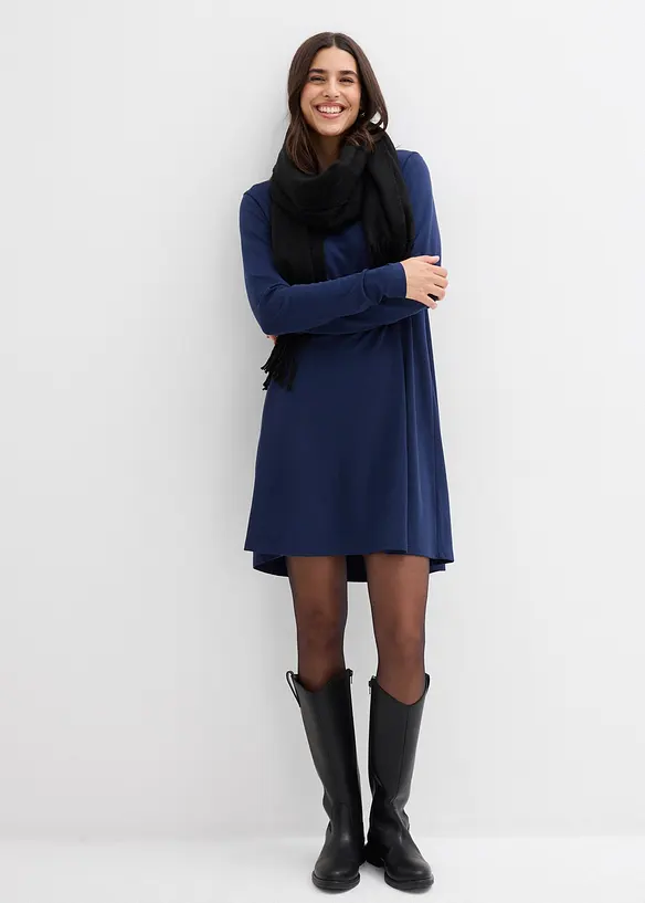 Jurk in een soepele viscosemix, bonprix