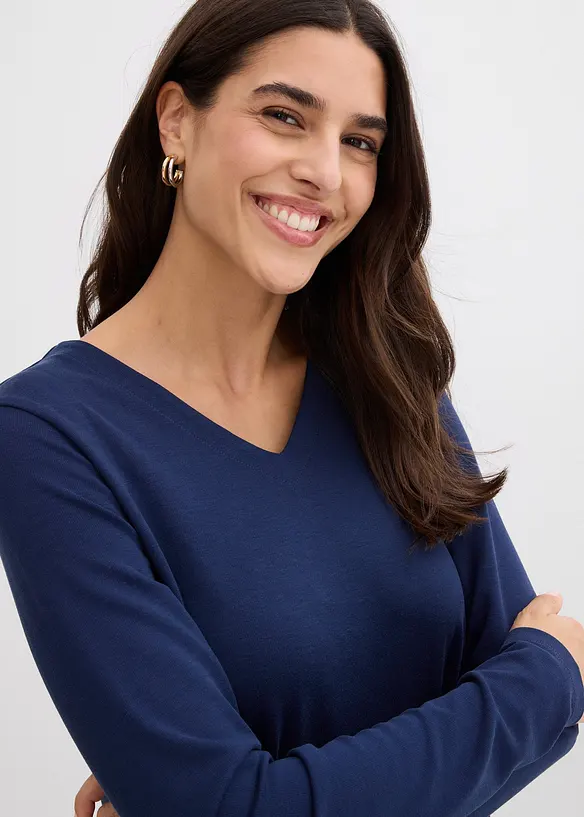 Jurk in een soepele viscosemix, bonprix