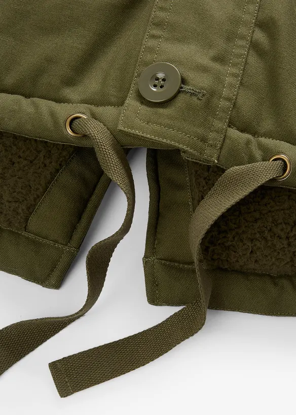 Outdoor parka met teddy voering voor de winter, bonprix