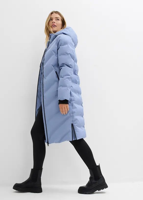 Lange gewatteerde jas, bonprix