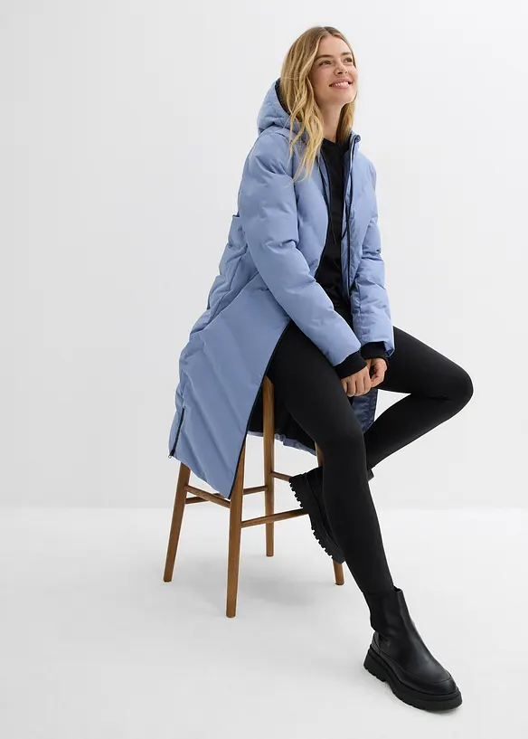 Lange gewatteerde jas, bonprix