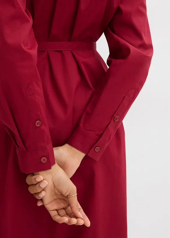 Midi jurk van puur biologisch katoen, bonprix