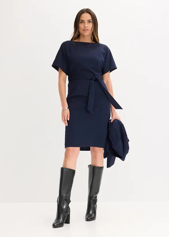 Kokerjurk met wijde mouwen, bonprix