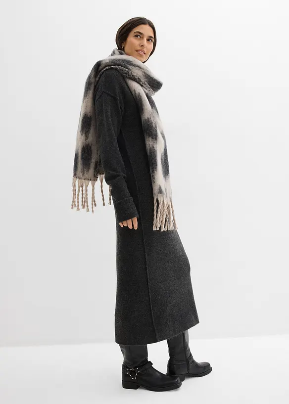 Gebreide midi jurk, bonprix