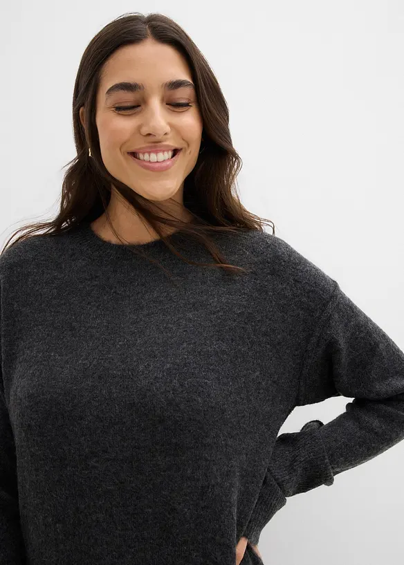 Gebreide midi jurk, bonprix