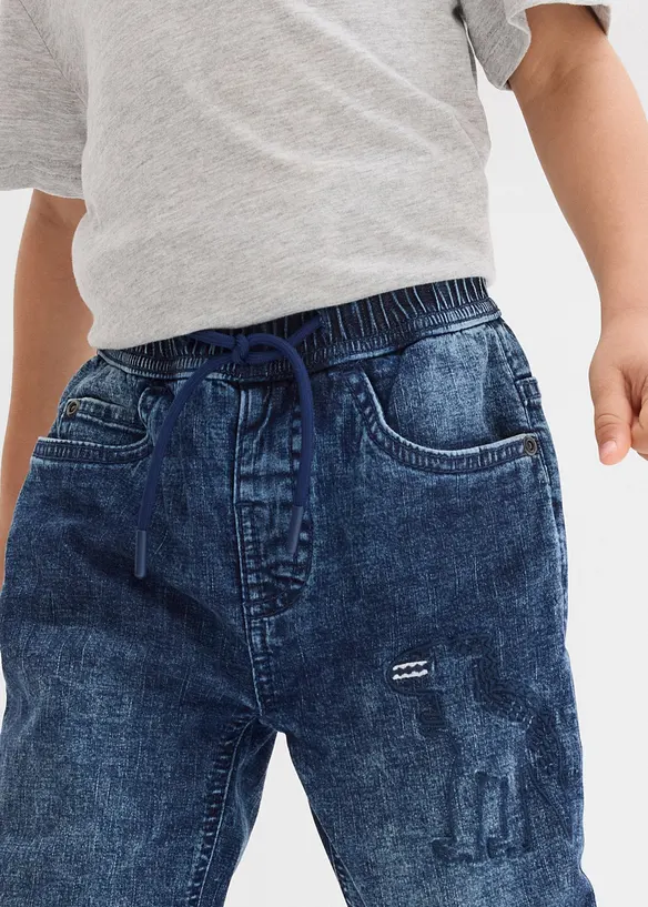 Thermo instapjeans met jersey voering, regular fit, bonprix