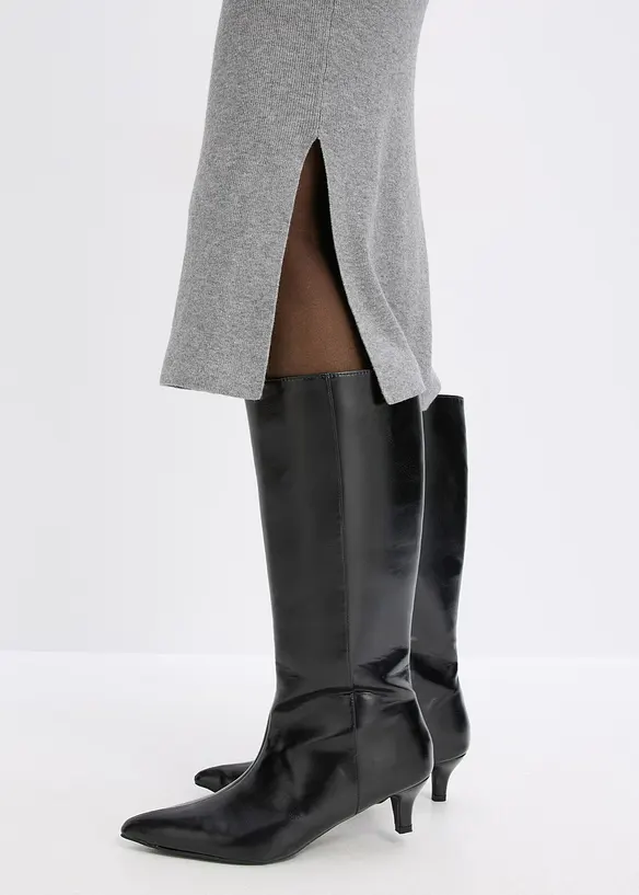 Gebreide jurk van soepele viscose, bonprix