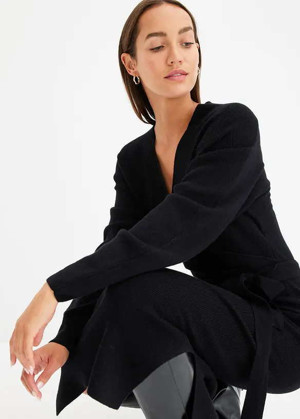 Gebreide jurk van soepele viscose, bonprix