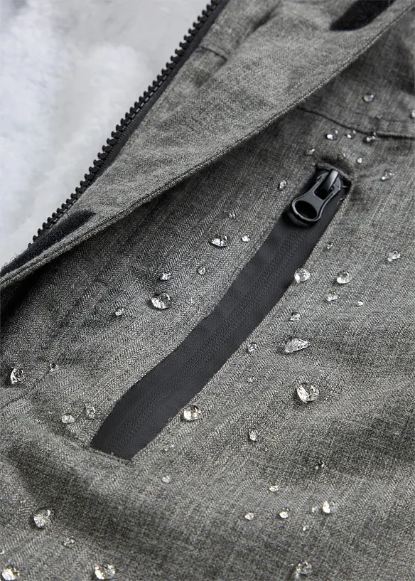 Waterdichte outdoor parka met teddy fleece, bonprix