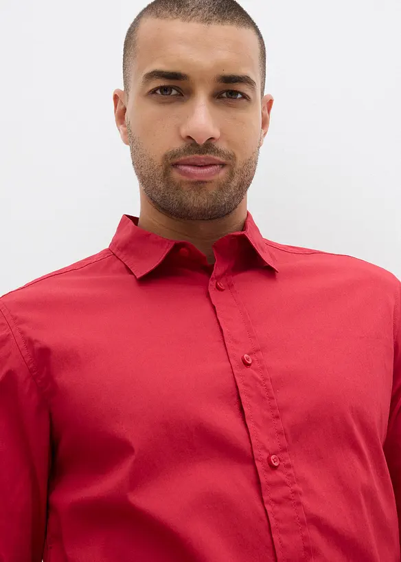 Stretch overhemd, slim fit, bonprix