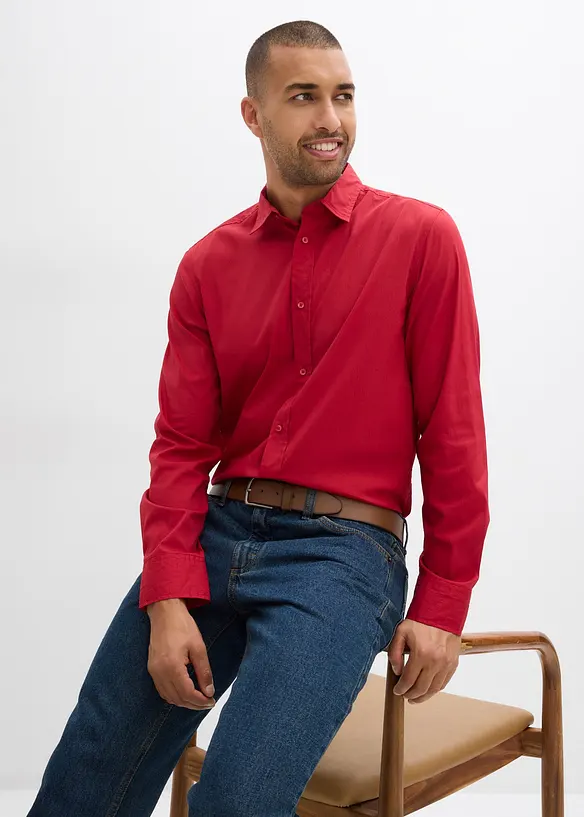 Stretch overhemd, slim fit, bonprix