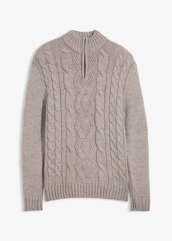 Schipperstrui met kabelpatroon, bonprix