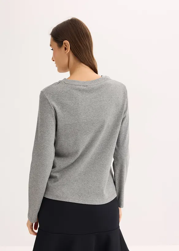 Longsleeve van biologisch katoen, bonprix