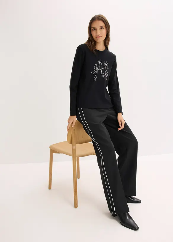 Longsleeve van biologisch katoen, bonprix