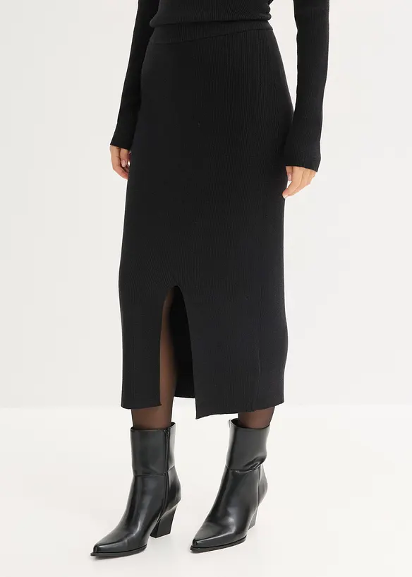 Kokerrok  in een zachte viscosemix, bonprix