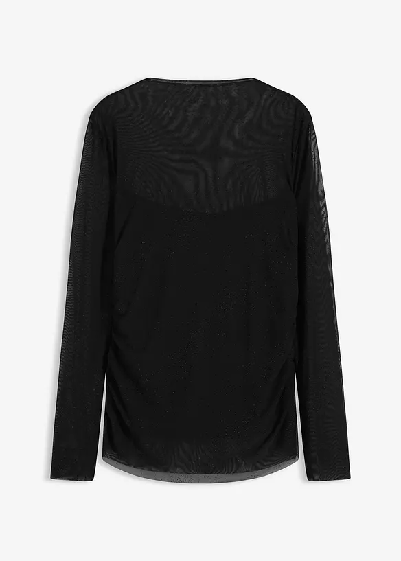 Longsleeve van zacht mesh, bonprix