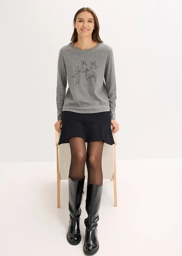 Longsleeve van biologisch katoen, bonprix