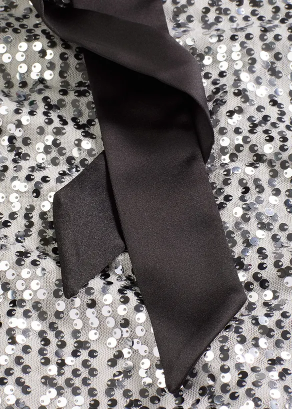 Paillettenjurk met strik, bonprix