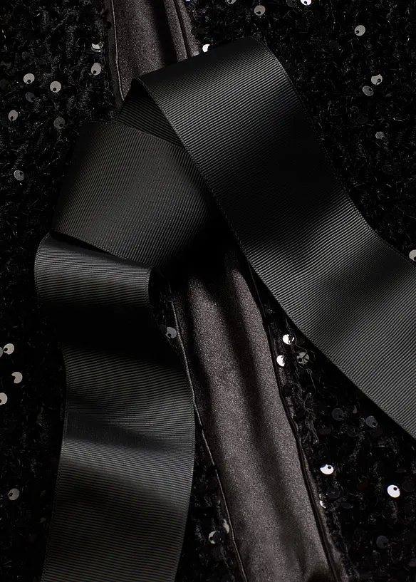 Kort jasje met pailletten, bonprix