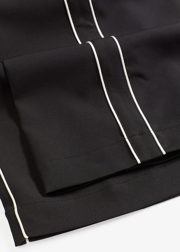 Palazzo broek met sierstreep, bonprix