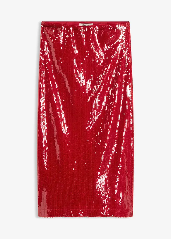 Midirok met pailletten, bonprix