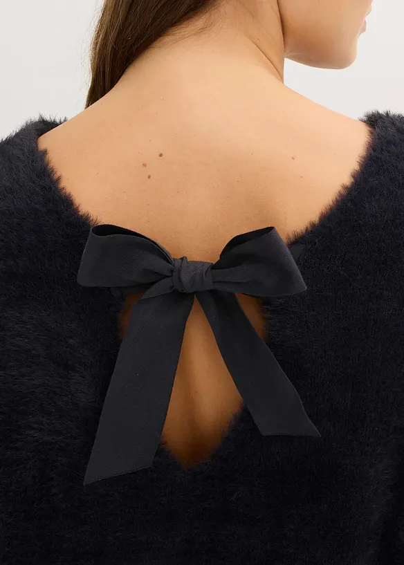 Lange trui van zacht verengaren, bonprix