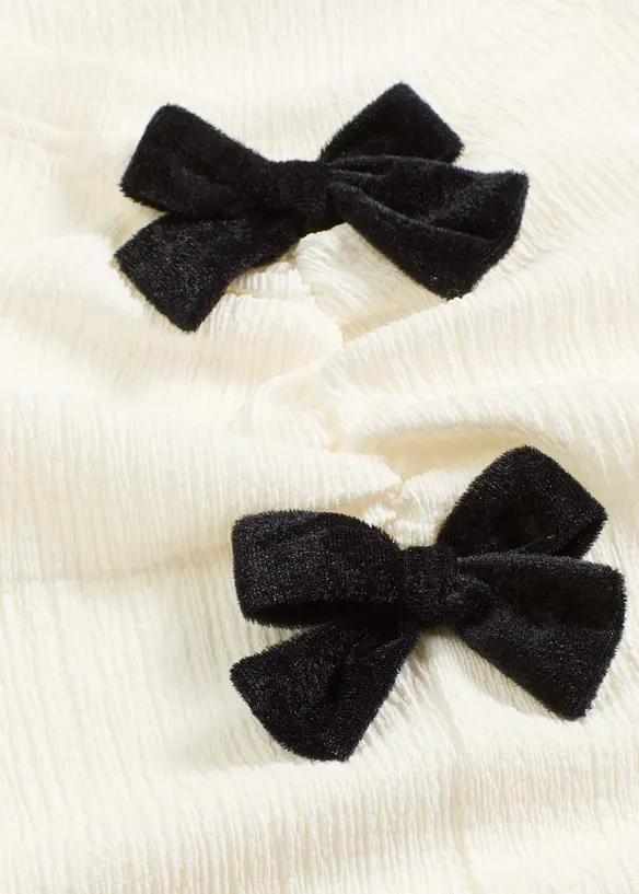 Longsleeve van gestructureerde crêpe, bonprix