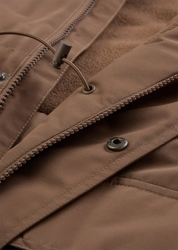 Lange gewatteerde parka, bonprix